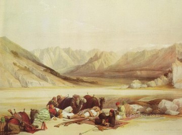 シナイ山へのアプローチ デビッド・ロバーツ Oil Paintings